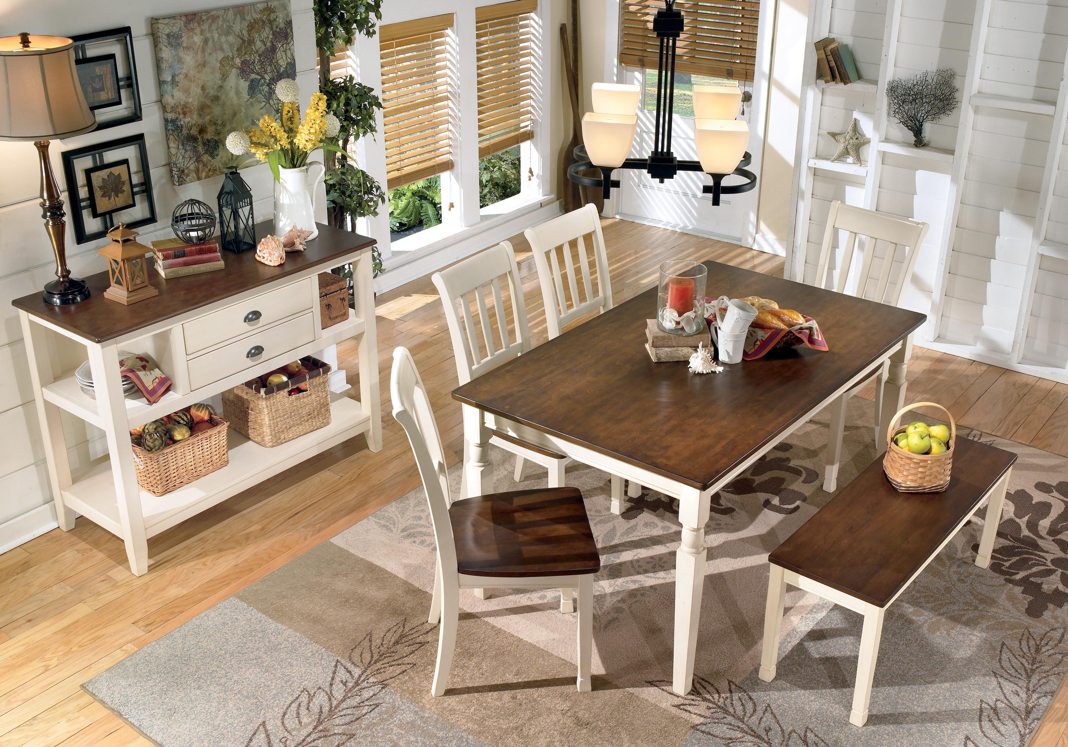 Ashley Signature Design Whitesburg Large Dining Room Bench Rooms and